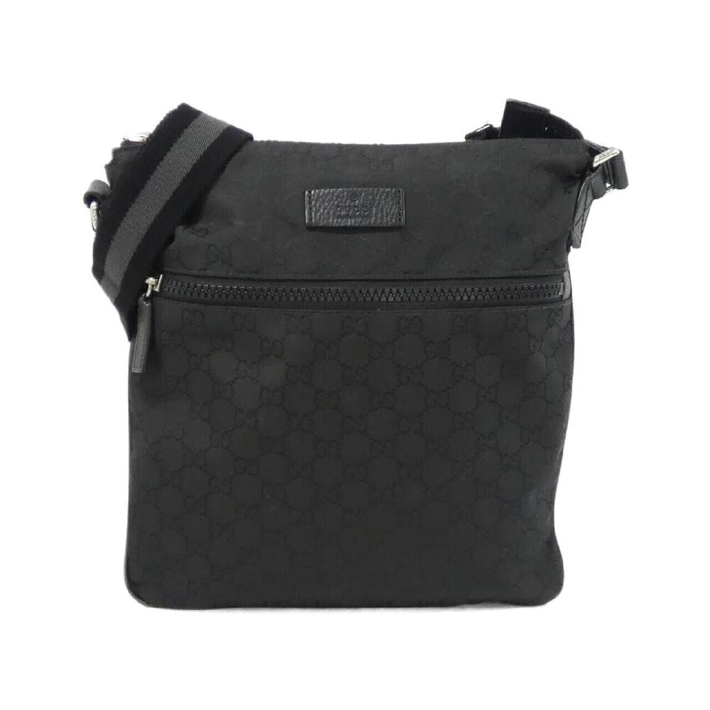 Gucci GG Messenger Crossbody Bag black bag monogram pattern